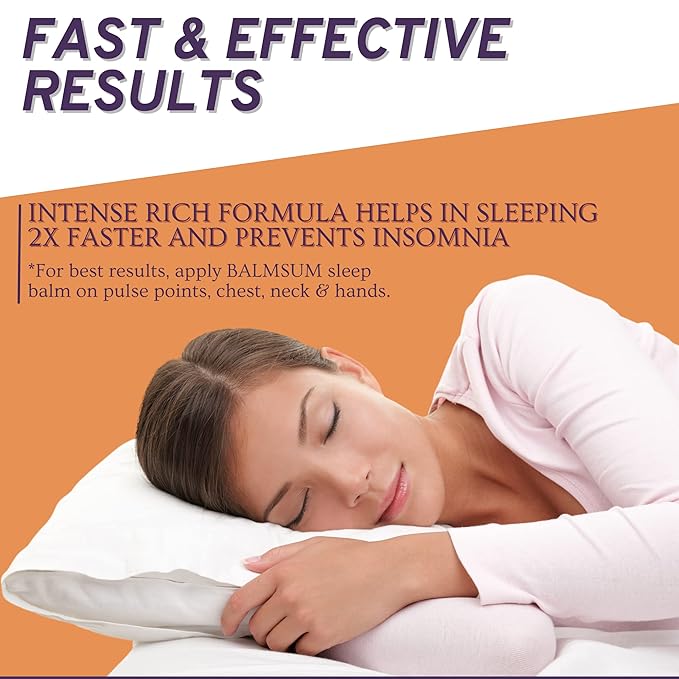 Natural Sleep Balm 100% Natural Scented Relaxing Balm for Children and Adults, Calming Night Balm, Organic Sleep Balm-25gm-Velvo Beauty