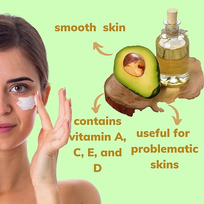 Retinol Cream for Face with Avocado Oil - Natural Moisturizer Face Cream, Smooth Skin Formula - 1.6 fl. Oz-Velvo Beauty
