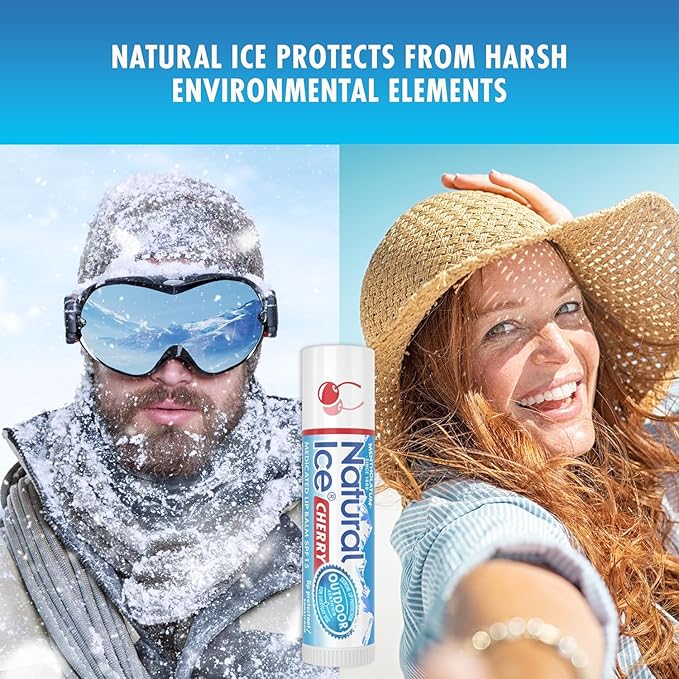 Natural Ice Medicated Lip Protect SPF 15 Cherry 12 Pkgs-Velvo Beauty