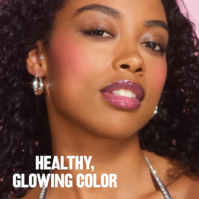 Revlon Glimmer Blush Drops, Liquid Blush for Cheeks, Liquid to Velvety Powder Finish, Glowy, High Pigment, 101 Coralicious, 0.32 fl oz-Velvo Beauty