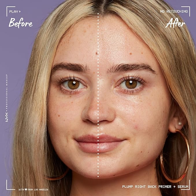 NYX PROFESSIONAL MAKEUP Plump Right Back Plumping Serum & Primer, With Hyaluronic Acid-Velvo Beauty