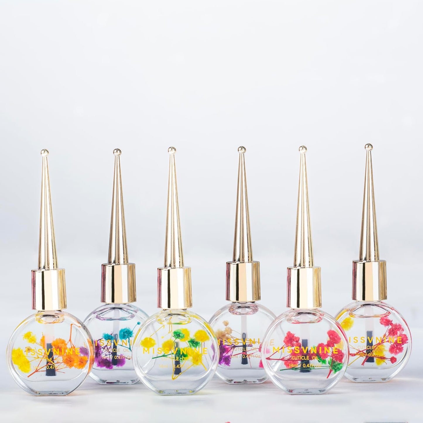 Vitamin E Enriched Cuticle Oil 6 Pack - Prevent Hangnails & Strengthen Nails with Sweet Almond + Jojoba Oils - Anti-Fray Nail Treatment for Dry Hands, Manicure Kit for Healthy Cuticles-Velvo Beauty