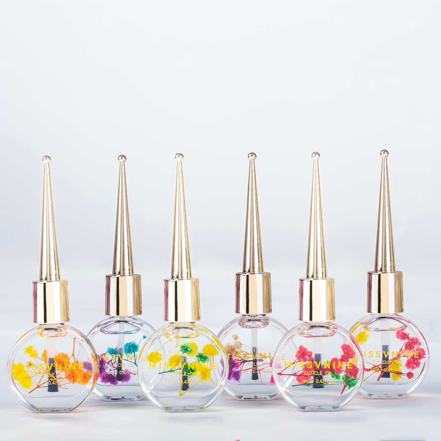 Vitamin E Enriched Cuticle Oil 6 Pack - Prevent Hangnails & Strengthen Nails with Sweet Almond + Jojoba Oils - Anti-Fray Nail Treatment for Dry Hands, Manicure Kit for Healthy Cuticles-Velvo Beauty