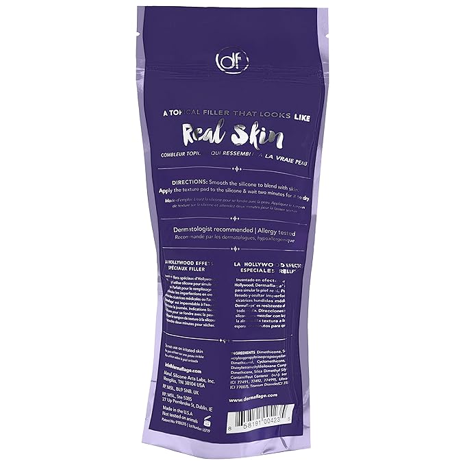 Dermaflage Scar Filler Kit - Porcelain - Deep Scar Cover and Waterproof Concealer for Acne Scars Wrinkles, and Ice Pick Scars Makeup, 1 mo supply-Velvo Beauty