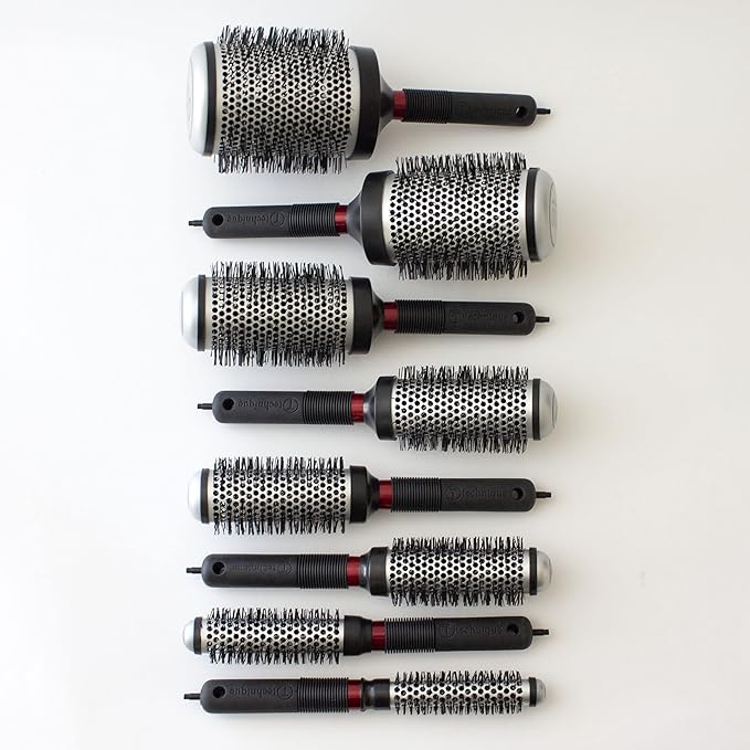 Cricket Technique Thermal Hair Brush #370 1.75” for Blow-Drying, Curling, and Styling – Heat-Retaining Barrel with Anti-Static Tourmaline Bristles, Round Thermal Brush, Ideal for All Hair Types-Velvo Beauty