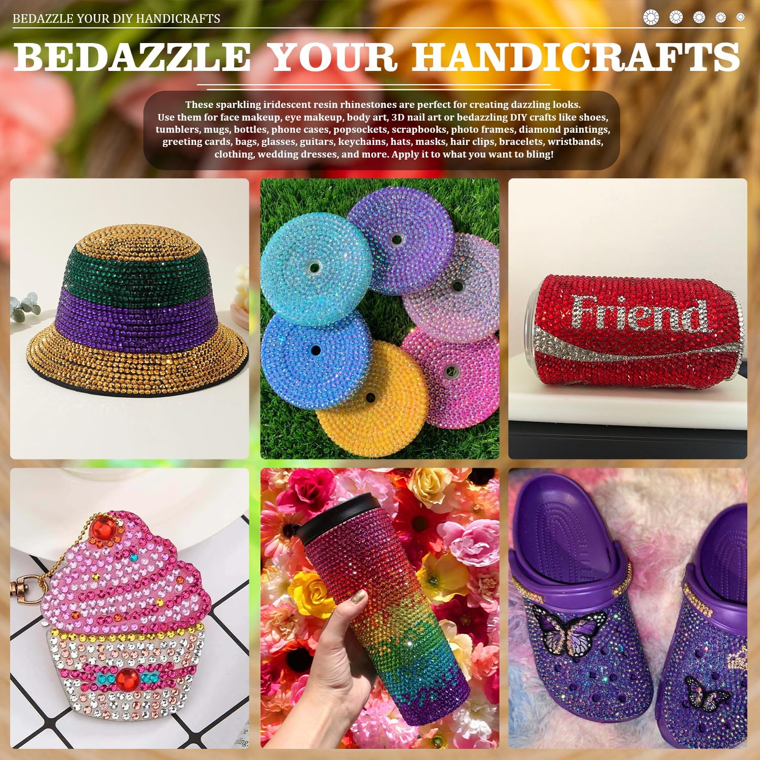 Resin Rhinestones Crafting, 2/3/4/5/6mm Flatback Jelly Rhinestones, 1 Box Transparent Grass Green AB Non Hotfix Crystal Gems for Bedazzling Crafts Mugs Tumblers Clothes Makeup Nail-Velvo Beauty