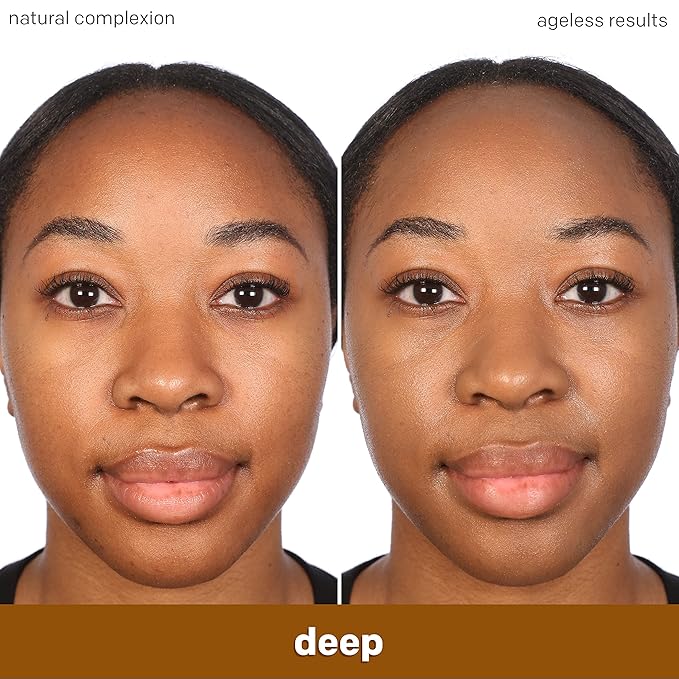 Almay Anti-Aging Foundation, Smart Shade Face Makeup with Hyaluronic Acid, Niacinamide, Vitamin C & E, Hypoallergenic-Fragrance Free, 800 Deep, 1 Fl Oz (Pack of 1)-Velvo Beauty