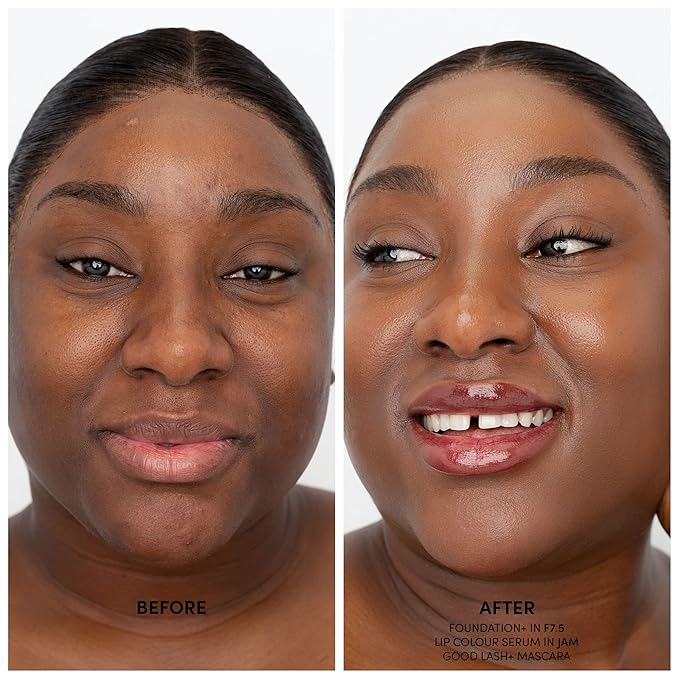 Fitglow Beauty - Natural Foundation+ Photo-Filtering Foundation | Vegan, Woman-Owned Clean Beauty (F8 - Rich Deep, Neutral Undertones)-Velvo Beauty