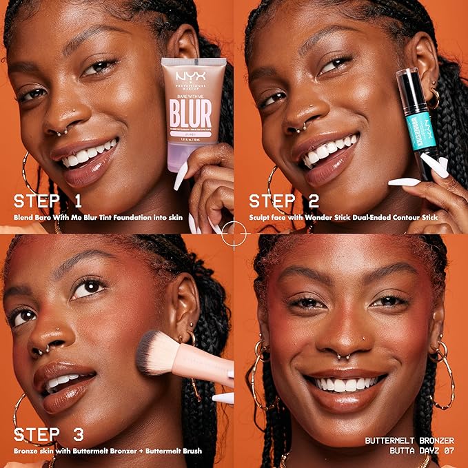 NYX PROFESSIONAL MAKEUP Matte Buttermelt Bronzer, Longwear Face Makeup with Up to 12 Hours of Wear, Vegan Formula - Butta Than U-Velvo Beauty