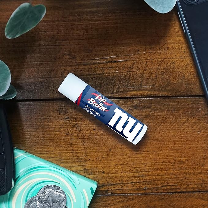 FANMATS 34718 New York Giants Smooth Mint SPF 15 Lip Balm-Velvo Beauty