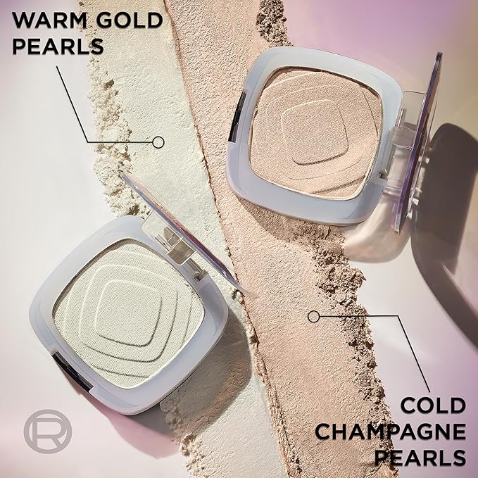 L'Oreal Paris Infallible Up to 24HR Highlighter, Longwear Powder Highlighter For All Day Glow, Champagne Glow, 0.31 Oz-Velvo Beauty