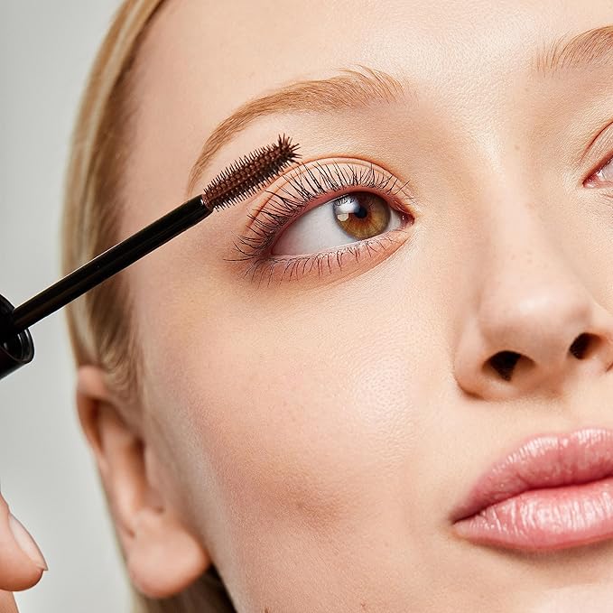 Saie Mascara 101 - Lash Lengthening Mascara for Thick, Bold, Lifted Lashes - Buildable Eye Makeup Formulated to Strengthen and Condition with Rich Nutrients - Brown (0.31 oz)-Velvo Beauty