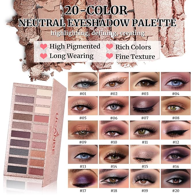 Makeup Kit Sets for Teens Women Full Kit with Bag,All in One Make-Up Gift Set Including 20 Colors Neutral Eyeshadow Palette,Lip Glosses,Eyeliner,Mascara,Eyebrow Pencil,Foundation,Brushes & More Kits-Velvo Beauty