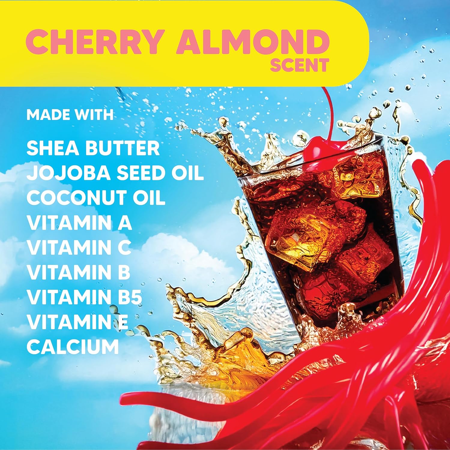 Onyx Professional Hard as Hoof Nail Strengthening Cream, Cherry Almond Scent - Made in USA, Nail Growth & Conditioning Cuticle Cream Stops Splits, Chips, Cracks & Strengthens Nails, 1 oz-Velvo Beauty