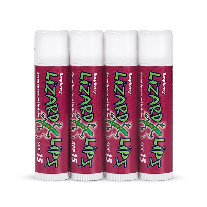 Lizard Lips SPF 15 Lip Balm (Raspberry)-Velvo Beauty