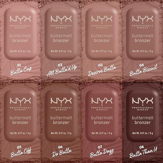 NYX PROFESSIONAL MAKEUP Matte Buttermelt Bronzer, Longwear Face Makeup with Up to 12 Hours of Wear, Vegan Formula - Butta Biscuit-Velvo Beauty