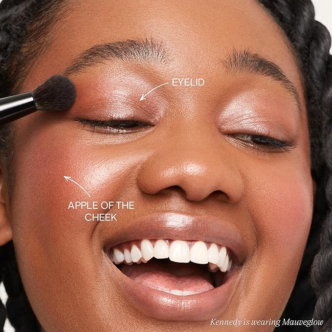 Saie Glow Sculpt Multi-Use Highlighter + Cream Blush - Lightweight Highlighter Makeup with Hyaluronic Acid + Micropearl for Radiant, Glowing Skin - Mauveglow (.02 oz)-Velvo Beauty