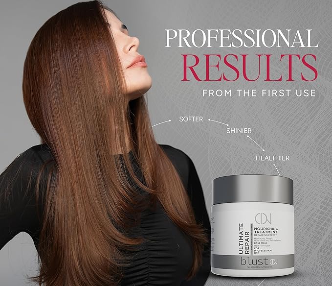 Ultimate Repair Mask with Collagen & Keratin for Damaged Hair - Hydration Deep Treatment for Dry Hair - Frizz Control & Nourishment Mask with Bamboo & Avocado Oil 500Ml-Velvo Beauty