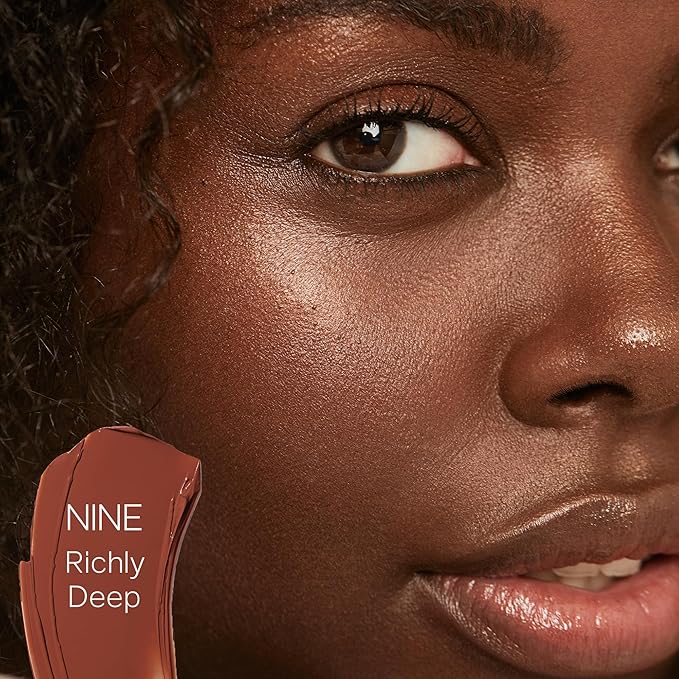 Saie Slip Tint Tinted Moisturizer with SPF 35 - Light Coverage, Glowy Skin Tint & Mineral Sunscreen for Face with Hydrating Hyaluronic Acid - Summer Makeup Essential - Shade Nine (1.35 oz)-Velvo Beauty