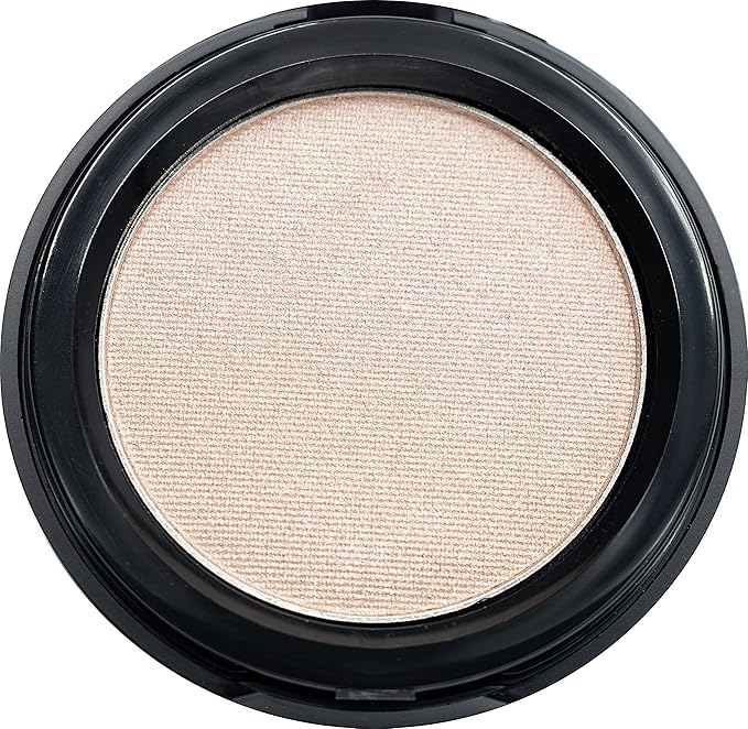 Shiny Warm Sand Beige Taupe Nude Natural Tone Satin Finish Pressed Powder Single Vegan Eyeshadow; Talc, Paraben & Cruelty Free-Velvo Beauty