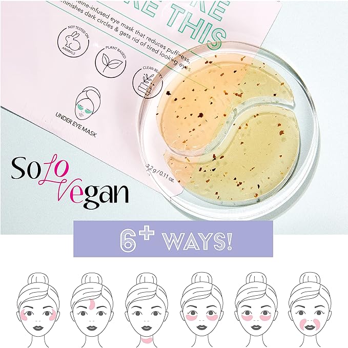 3 Pack Under Eye Mask See Brighter Days Ahead Eye Masks for Dark Circles Brightening & Hydrating Eye Patches-Velvo Beauty
