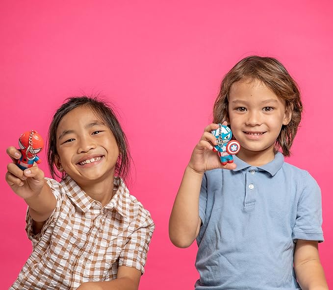 Lip Smacker Marvel, keychain, lip balm for kids - Spiderman & Captain America-Velvo Beauty