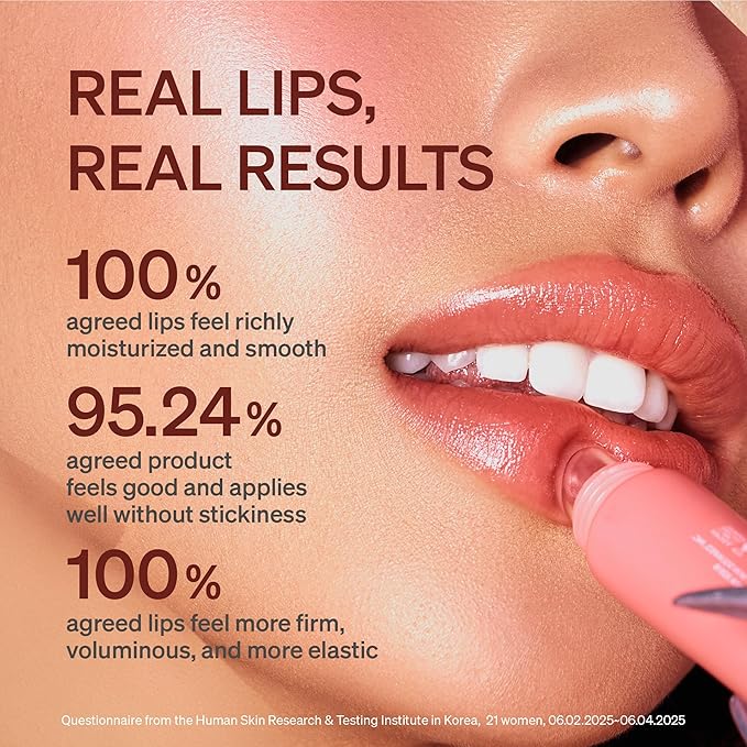 LipLock Jelly Serum for Dry Lips, Long-Lasting, Hydrating, Plumping, Glossy Mask with Rose PDRN, Carrot Collagen, Pillow Peptide, Moisturizing Tinted Lip Balm. (Peach Muse)-Velvo Beauty