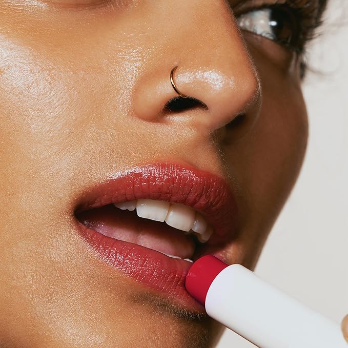 Melixir Vegan Lip Butter #03 Red Velvet (+11 more colors), Deep Nourishing Tinted Lip Balm for Dry Lips, Bee-Free, Petrolatum-Free, Plant-Based, Hydrating for Cracked & Chapped Lips, Travel Essentials-Velvo Beauty