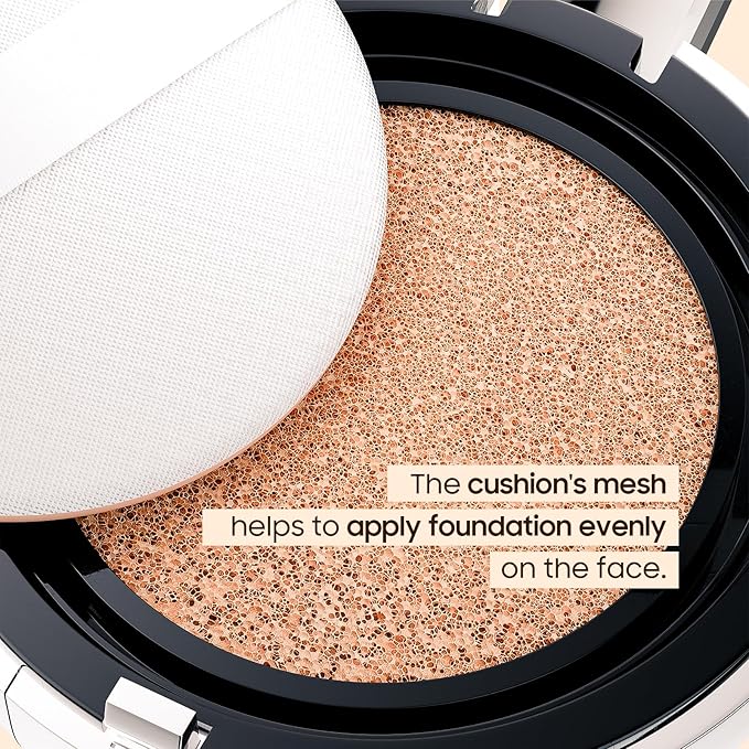 Mushroom Head Air Cushion CC Cream - BB Cream Foundation Makeup Moisturizing Concealer Long-Lasting, Cushion Foundation Full Coverage Self Adjusting (Natural, 1 PCS)-Velvo Beauty