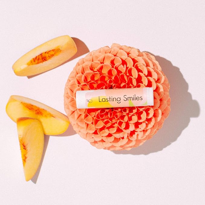 Organic Lip Balm - Peach Blossom 4 Pack - Same Day Therapy for Chapped Lips - Best Lip Balm for Soft Lips-Velvo Beauty