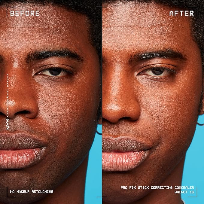 NYX PROFESSIONAL MAKEUP Pro Fix Stick Correcting Concealer, Buildable Medium Coverage Concealer Stick - Walnut-Velvo Beauty