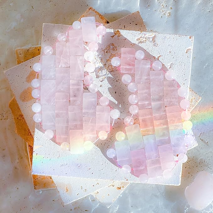 Moon Shape Crystal Clear Quartz Eye Mask, Anti-Aging Hot or Cold Using Stone Eye Mask 100% Natural Beauty Eye Mask (Rose Quartz)-Velvo Beauty