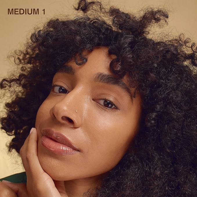 AMI COLÉ Skin-Enhancing Tinted Moisturizer (Medium 1), tinted moisturizer for face, bb cream, skin tint, face makeup-Velvo Beauty