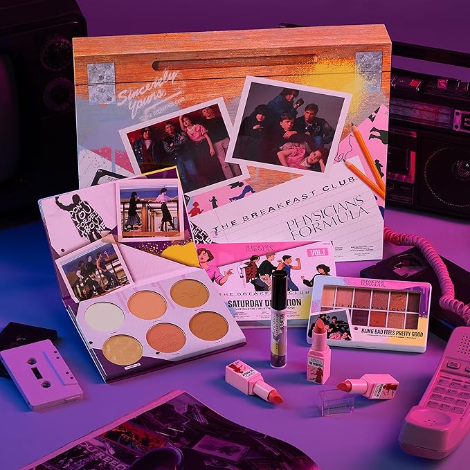 Physicians Formula The Breakfast Club Full Makeup Collection, Bronzers, Blushes, Highlighters, Mascara, 12-Pan Eyeshadow Palette, For Sensitive Skin-Velvo Beauty