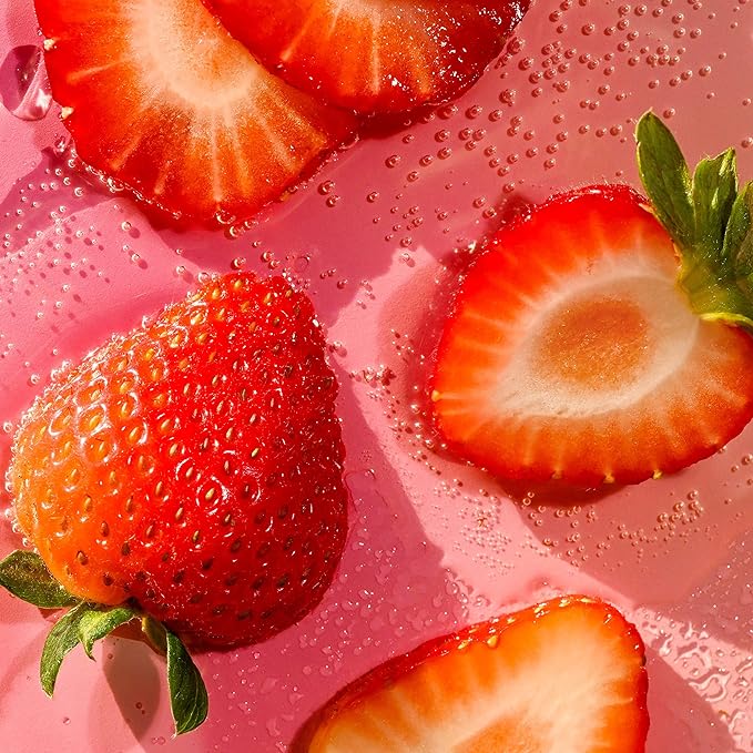 eos 100% Natural & Organic Lip Balm- Strawberry Sorbet, Dermatologist Recommended for Sensitive Skin, All-Day Moisture, 0.14 oz, 2 Pack-Velvo Beauty