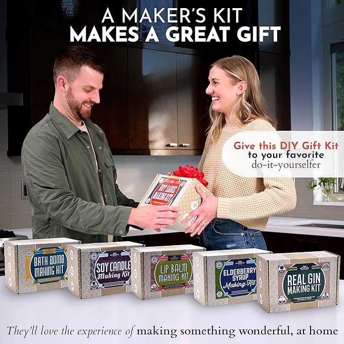 DIY Gift Kits 73-Piece DIY Lip Balm Kit | Includes All Natural & Organic Essential Oils, Shea Butter, Filling Tray & More | Makes 23 Homemade Lip Balms | for Dry & Chapped Lips | for Kids & Adults-Velvo Beauty