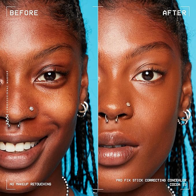 NYX PROFESSIONAL MAKEUP Pro Fix Stick Correcting Concealer, Buildable Medium Coverage Concealer Stick - Cocoa-Velvo Beauty