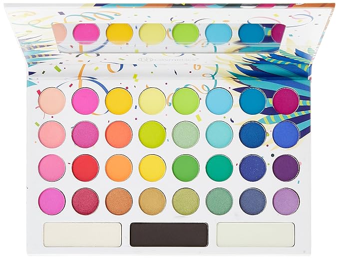 bh Cosmetics, 35 Color Eyeshadow Palette, Take Me Back To Brazil, Pressed Pigment, 8.3 oz-Velvo Beauty