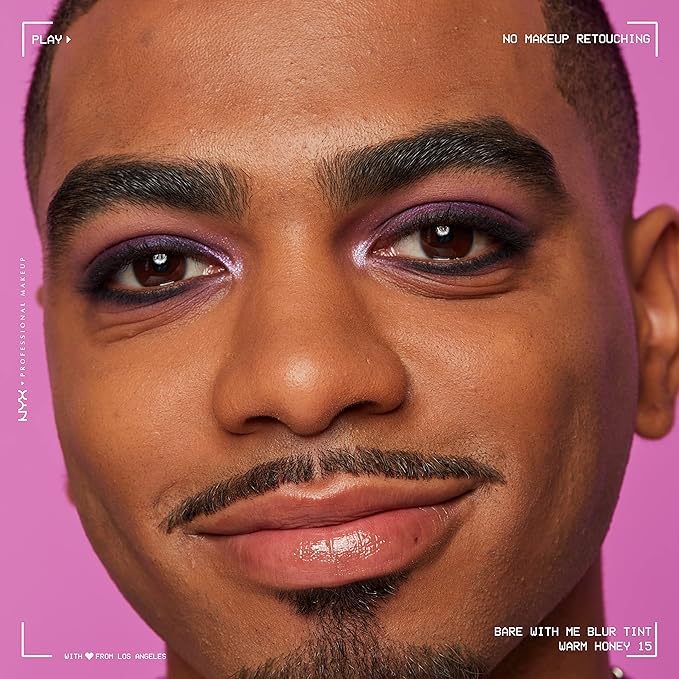 NYX PROFESSIONAL MAKEUP Bare With Me Blur Skin Tint Foundation Make Up with Matcha, Glycerin & Niacinamide - Warm Honey-Velvo Beauty