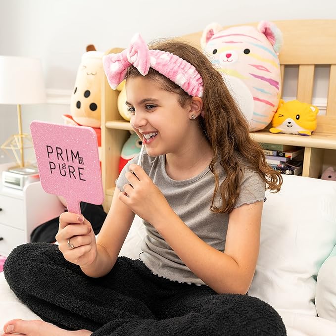 Prim and Pure Ultimate Mineral Kids Makeup Gift Set | Perfect for Play Dates & Birthday Parties | Kids Safe Eyeshadow Makeup – Mineral Blush | Organic & Natural Makeup Kit for Kids| Made in USA-Velvo Beauty