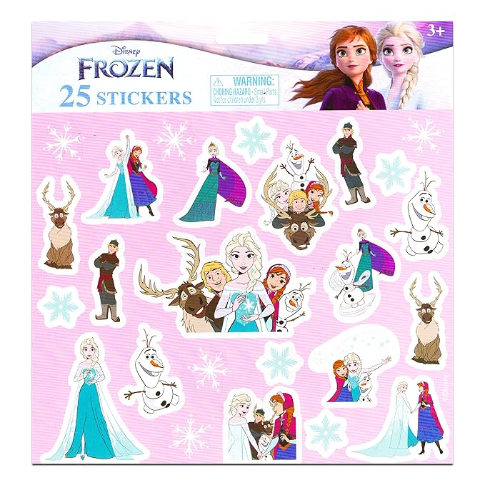 Frozen Lip Balm Set - Bundle with 8 Disney Lip Balm Tubes, Stickers and More | Anna and Elsa Lip Balm Kit-Velvo Beauty