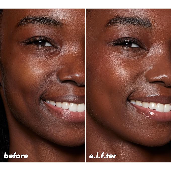 e.l.f. Halo Glow Skin Tint SPF 50, Tinted Moisturizer For Light, Buildable Coverage, Creates A Natural Glow, Vegan & Cruelty-Free, 14 Deep Warm-Velvo Beauty