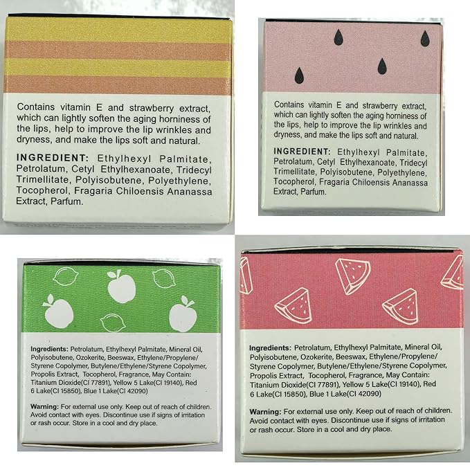 3 PCS Bee Lip Balm Lip Mask Honey Pot, Honey & Strawberry & Apple Lime Lip Mask Propolis Moisturizing Lip Balm with Stick, Sleeping Lip Mask Hydrating Prevention Dry & Cracked Lip Scrubs-Velvo Beauty