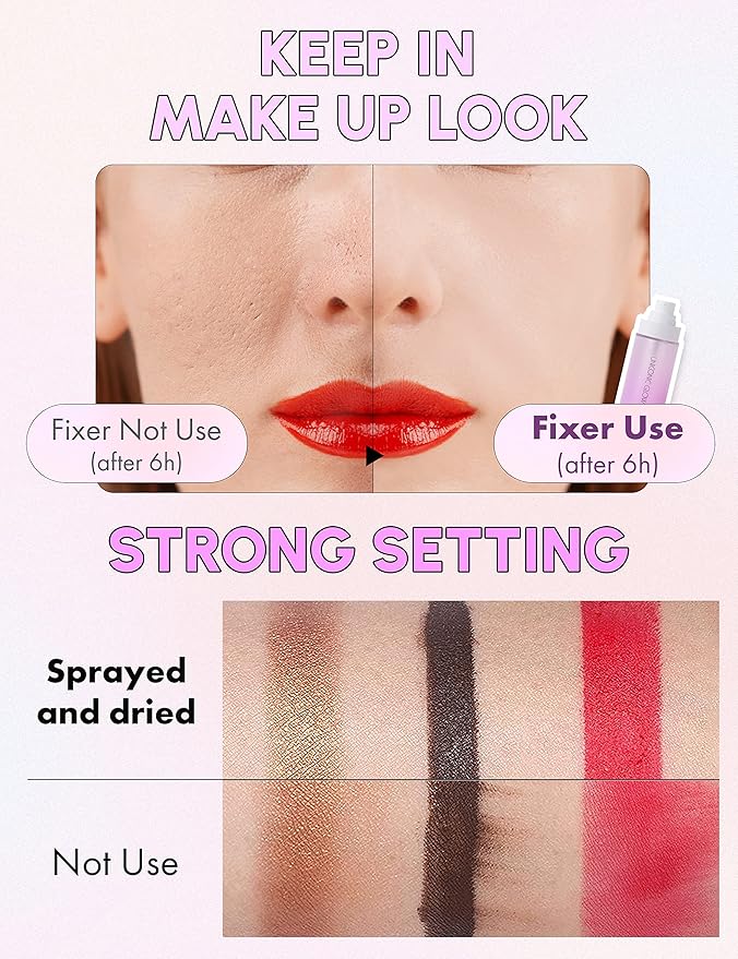 SELF BEAUTY Glow Makeup Setting Spray | Hydrating + Illuminating Makeup Setting Spray | Dewy Finish | Long-Lasting Makeup Fixing | Microfine Mist Spray | 3.38fl.oz, 100ml-Velvo Beauty