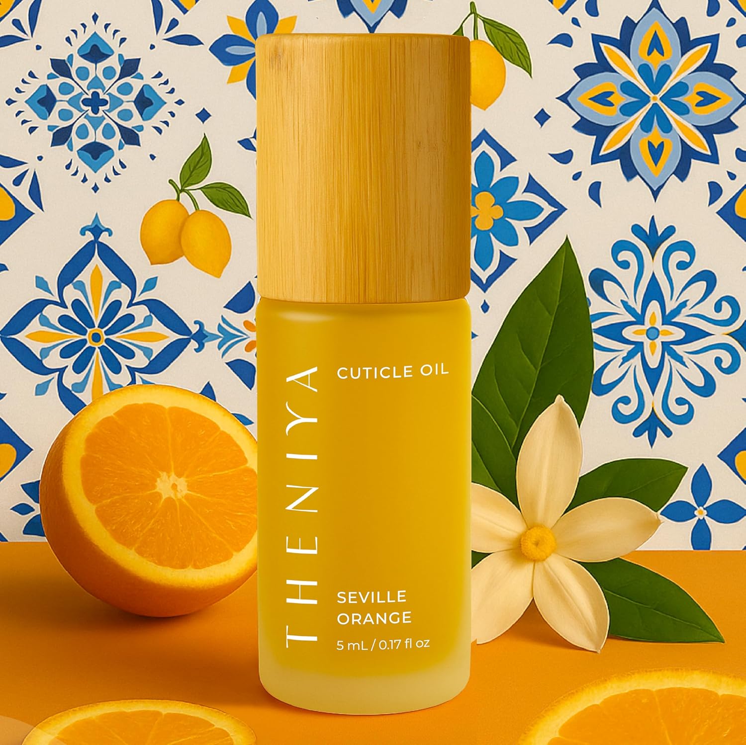 Cuticle Oil for Nail Strengthening and Growth – Hydrating, Vegan, Organic Formula with Jojoba & Vitamin E | 3 Signature Fragrances | 5mL Roll-On (0.17 Fl Oz, Orange Fragrance)-Velvo Beauty