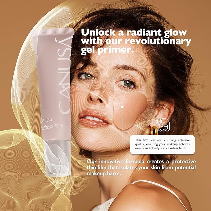 Clear Makeup Primer - Pore Minimizing & Mattifying,Long Lasting Base for Oily/Sensitive Skin - Clear Translucent Finish, Moisturizes & Primes -Cruelty Free US (1.02 Fl Oz / 30ml.)-Velvo Beauty