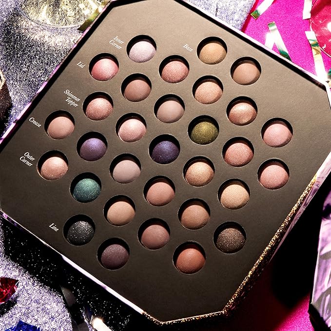 LAURA GELLER NEW YORK The Ultimate Palette Baked Eyeshadow Palette Sensation Soiree - 31 shades - Matte and Shimmer Shades - Pigmented Crease-Proof Eye Makeup-Velvo Beauty