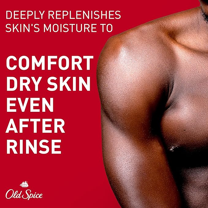 Old Spice Body Wash GentleMan’s Super Hydration for Men, 24/7 Renewing Moisture, Gentle on Skin with Skin Conditioners, Vanilla + Shea Butter Scent, 20 oz-Velvo Beauty