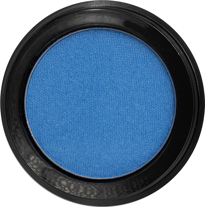 Tropical Classic Blue Shimmering Pressed Powder Single Vegan Eyeshadow; Talc, Paraben & Cruelty Free-Velvo Beauty