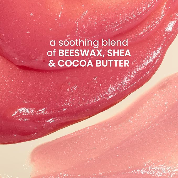 Burt's Bees Rescue Lip Relief, Watermelon & Berry Medley, Hydrating Lip Balm for Dry Cracked Lips, with Responsbily Sourced Beeswax and Shea Butter, 100% Natural Origin, 2 Pack, 0.35oz-Velvo Beauty